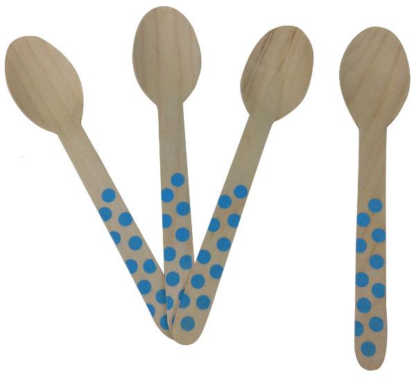 Wooden cutlery spoon