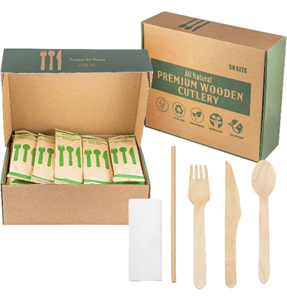 Wooden Cutlery Set