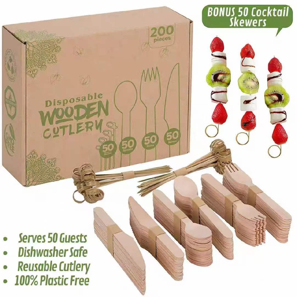 wooden cutlery